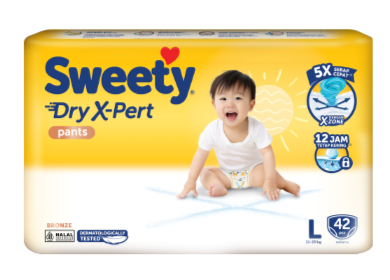 Keunggulan Sweety Dry X-pert, Popok Celana Tepat Untuk Usia Toddler